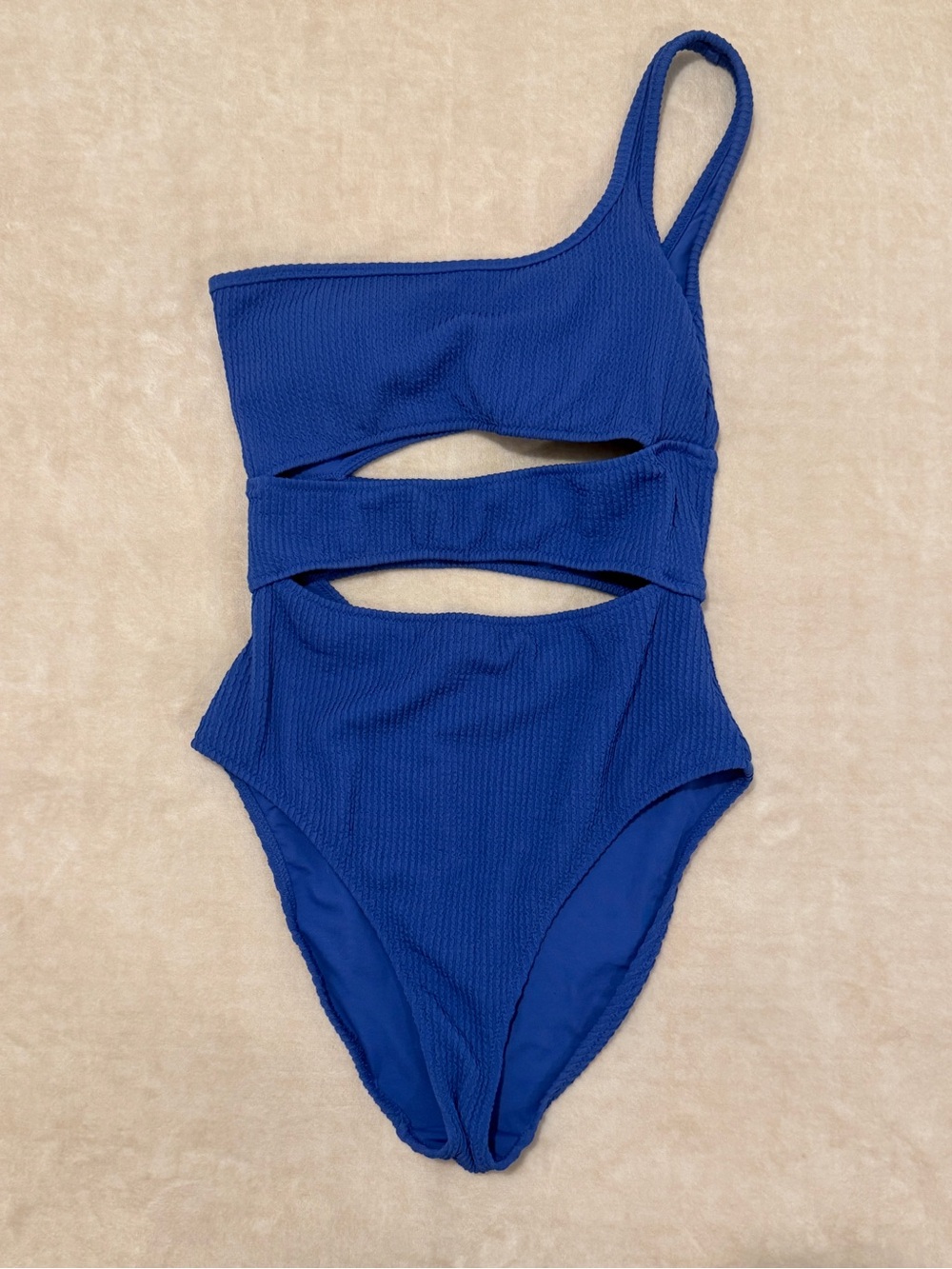 Aerie One-Shoulder Cutout One-Piece Swimsuit size Small
